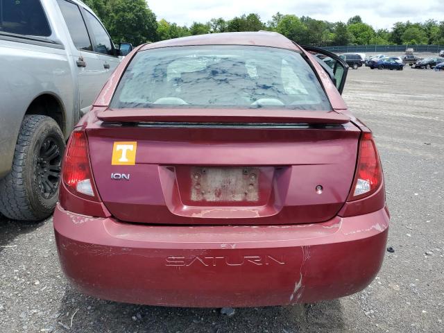 1G8AL52F54Z117191 - 2004 SATURN ION LEVEL 3 MAROON photo 6