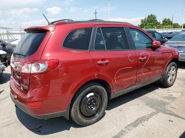 5XYZK4AG1BG039472 - 2011 HYUNDAI SANTA FE LIMITED RED photo 3