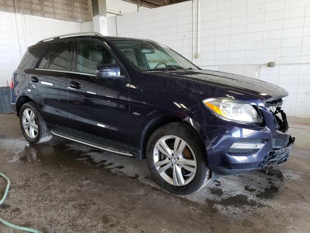 4JGDA5HB8CA049510 - 2012 MERCEDES-BENZ ML 350 4MATIC BLUE photo 4
