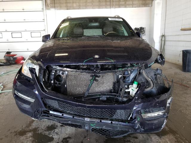 4JGDA5HB8CA049510 - 2012 MERCEDES-BENZ ML 350 4MATIC BLUE photo 5