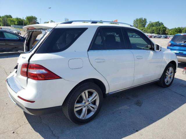 4JGDA5HB7FA616794 - 2015 MERCEDES-BENZ ML 350 4MATIC WHITE photo 3