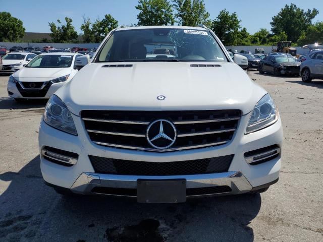 4JGDA5HB7FA616794 - 2015 MERCEDES-BENZ ML 350 4MATIC WHITE photo 5