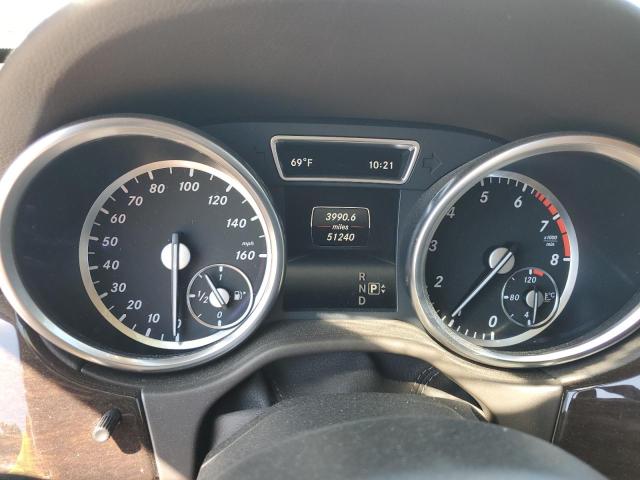 4JGDA5HB7FA616794 - 2015 MERCEDES-BENZ ML 350 4MATIC WHITE photo 9