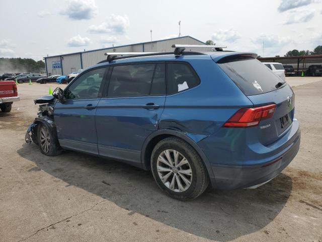 3VV1B7AX9JM034988 - 2018 VOLKSWAGEN TIGUAN S Niebieski zdjęcie 2