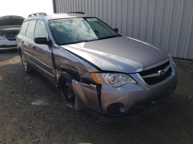 4S4BP60C587323539 - 2008 SUBARU OUTBACK GRAY photo 1