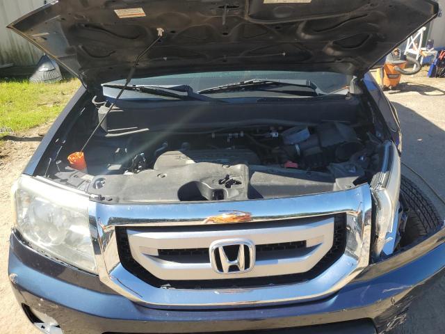 5FNYF48689B056669 - 2009 HONDA PILOT EXL BLUE photo 12