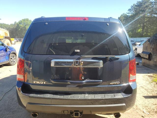 5FNYF48689B056669 - 2009 HONDA PILOT EXL BLUE photo 6