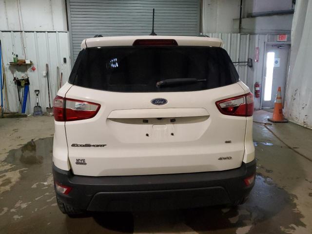 MAJ6S3GL7KC259906 - 2019 FORD ECOSPORT SE WHITE photo 6