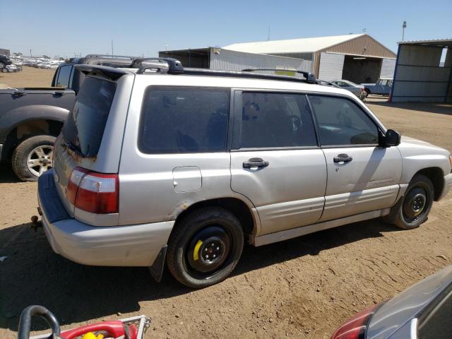 JF1SF65651H707823 - 2001 SUBARU FORESTER S ნაცრისფერი ფოტო 3