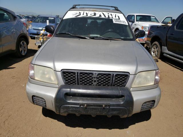 JF1SF65651H707823 - 2001 SUBARU FORESTER S GRAY photo 5