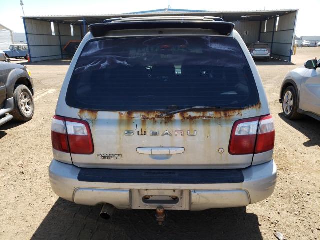 JF1SF65651H707823 - 2001 SUBARU FORESTER S ნაცრისფერი ფოტო 6