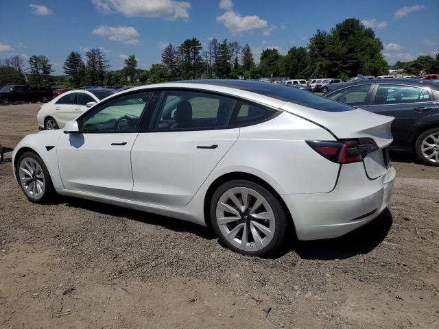 5YJ3E1EB8MF916589 - 2021 TESLA MODEL 3 WHITE photo 2