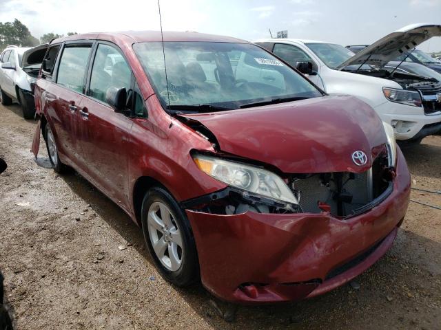 5TDZK3DC5BS038492 - 2011 TOYOTA SIENNA RED photo 4