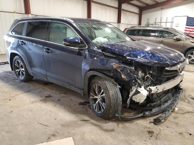 5TDJKRFH2GS226791 - 2016 TOYOTA HIGHLANDER XLE 蓝色 照片 4