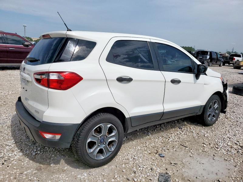 MAJ3P1RE8JC190973 - 2018 FORD ECOSPORT S Biały zdjęcie 3