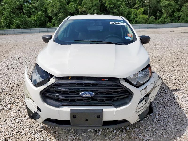MAJ3P1RE8JC190973 - 2018 FORD ECOSPORT S Biały zdjęcie 5