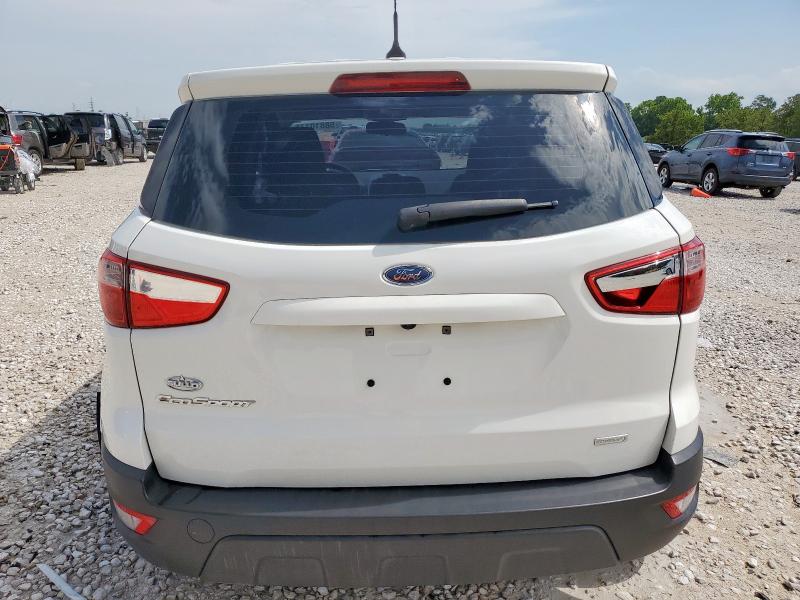 MAJ3P1RE8JC190973 - 2018 FORD ECOSPORT S Biały zdjęcie 6