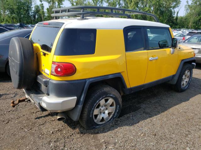 JTEBU11F670032155 - 2007 TOYOTA FJ CRUISER YELLOW photo 3