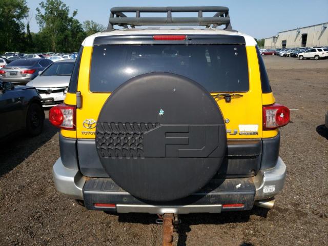 JTEBU11F670032155 - 2007 TOYOTA FJ CRUISER YELLOW photo 6