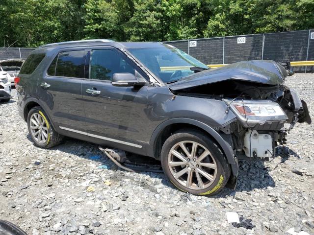 1FM5K8F8XHGC69570 - 2017 FORD EXPLORER LIMITED GRAY photo 4