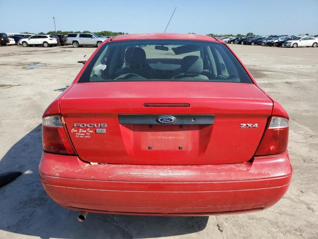 1FAFP34N46W216278 - 2006 FORD FOCUS ZX4 RED photo 6