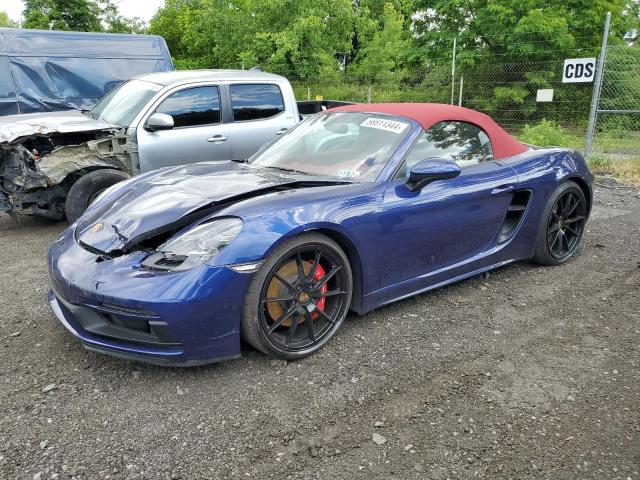 WP0CD2A89NS228236 - 2022 PORSCHE BOXSTER GTS BLUE photo 1