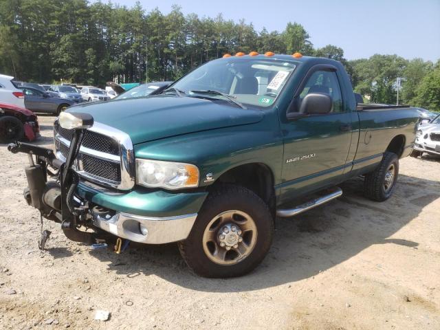 3D3KU26C63G833495 - 2003 DODGE RAM 2500 ST GREEN photo 1