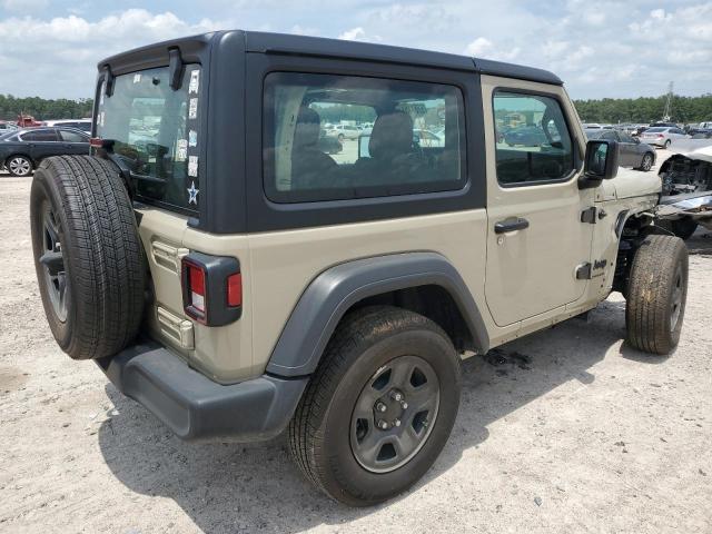 1C4HJXAG3NW235369 - 2022 JEEP WRANGLER SPORT TAN photo 3