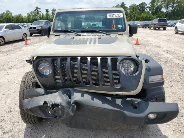 1C4HJXAG3NW235369 - 2022 JEEP WRANGLER SPORT TAN photo 5