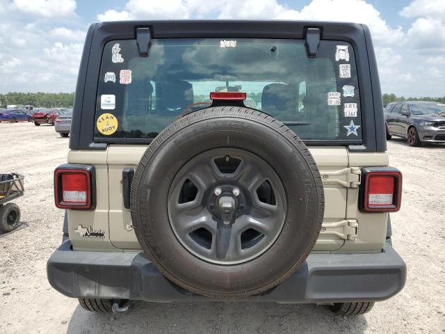 1C4HJXAG3NW235369 - 2022 JEEP WRANGLER SPORT TAN photo 6