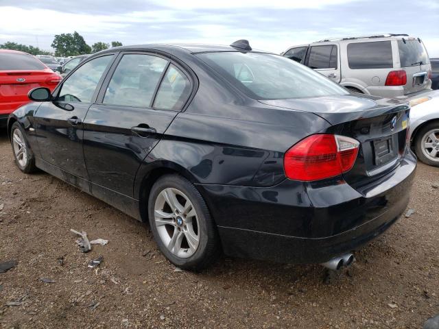 WBAVC73558KX91538 - 2008 BMW 328 XI SULEV BLACK photo 2