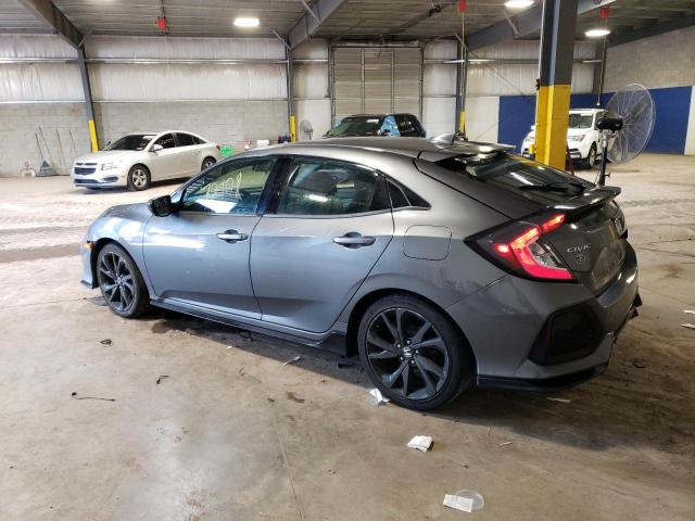 SHHFK7H40JU409458 - 2018 HONDA CIVIC SPORT GRAY photo 2