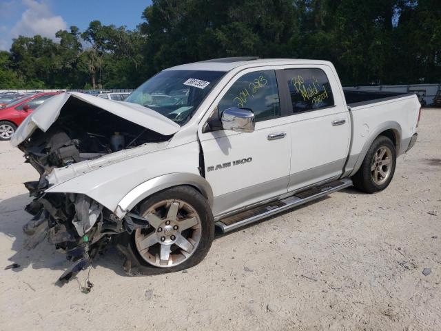 1C6RD7NT3CS229957 - 2012 DODGE RAM 1500 LARAMIE WHITE photo 1