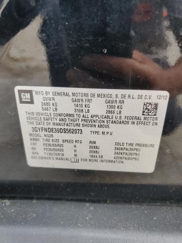 3GYFNDE39DS562073 - 2013 CADILLAC SRX PERFORMANCE COLLECTION Қара фото 13