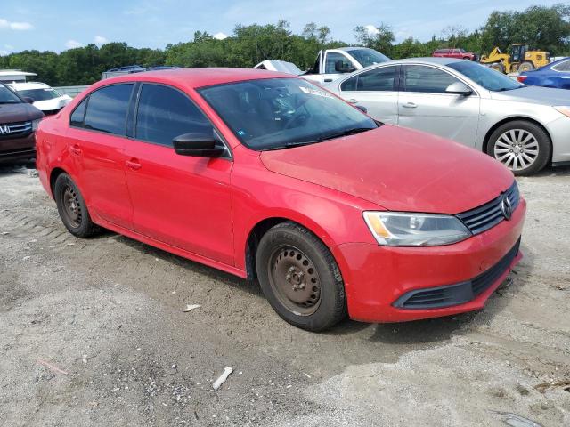 3VW2K7AJ4EM437813 - 2014 VOLKSWAGEN JETTA BASE Qırmızı foto 4