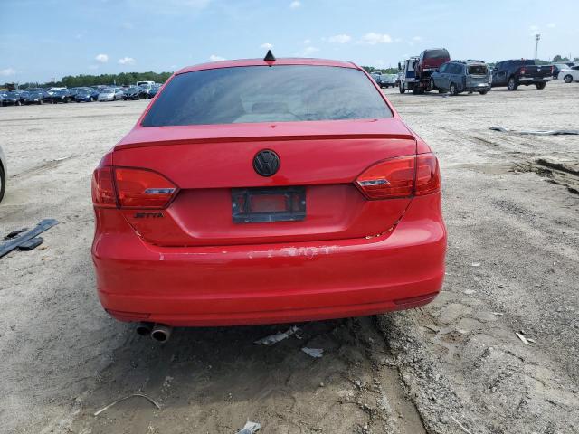 3VW2K7AJ4EM437813 - 2014 VOLKSWAGEN JETTA BASE Qırmızı foto 6