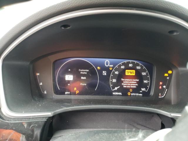 19XFL1H80NE024282 - 2022 HONDA CIVIC SPORT TOURING GRAY photo 9