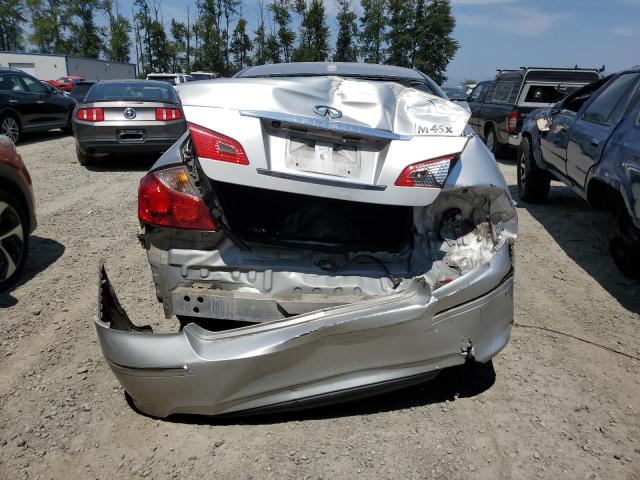 JNKBY01F78M550657 - 2008 INFINITI M45 SILVER photo 6