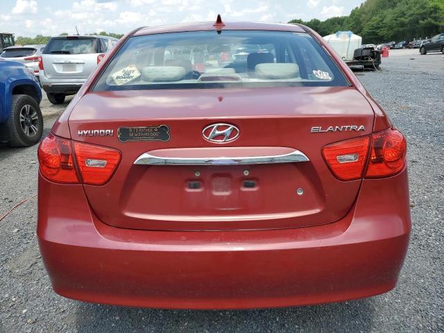 KMHDU4AD3AU884388 - 2010 HYUNDAI ELANTRA BLUE RED photo 6