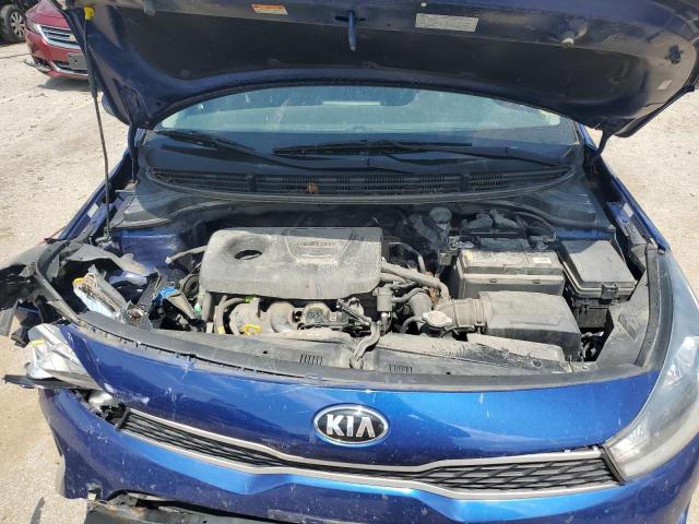 3KPA24AB1KE225186 - 2019 KIA RIO S BLUE photo 11