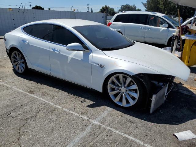 5YJSA1DPXDFP08895 - 2013 TESLA MODEL S Blanco foto 4