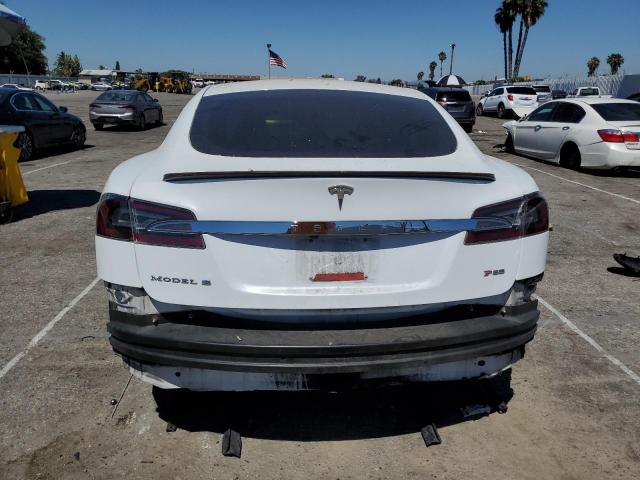 5YJSA1DPXDFP08895 - 2013 TESLA MODEL S Blanco foto 6