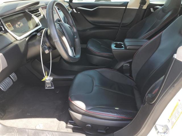 5YJSA1DPXDFP08895 - 2013 TESLA MODEL S Blanco foto 7