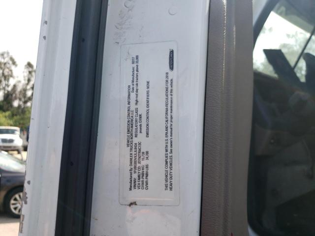 1FUBGBDVXJLJL8434 - 2018 FREIGHTLINER CASCADIA 1 Beyaz fotoğraf 10