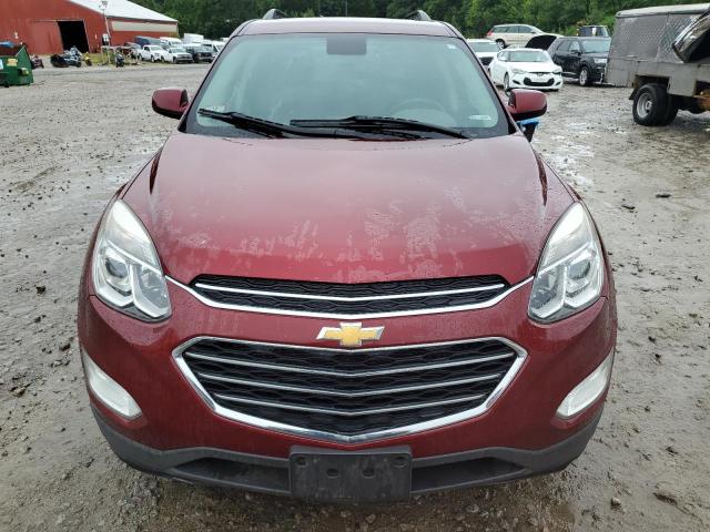 2GNALCEK8H1594982 - 2017 CHEVROLET EQUINOX LT RED photo 5