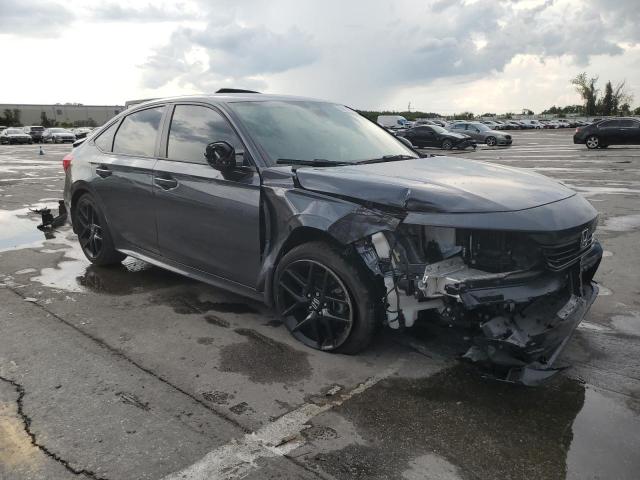 2HGFE2F55NH538157 - 2022 HONDA CIVIC SPORT GRAY photo 4