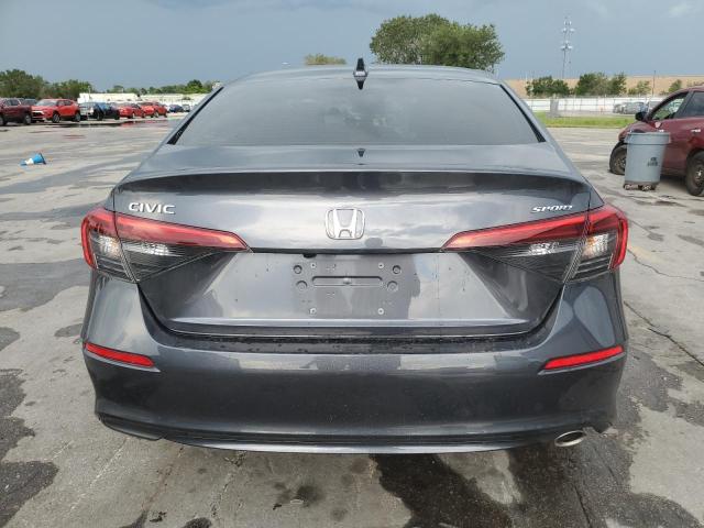 2HGFE2F55NH538157 - 2022 HONDA CIVIC SPORT GRAY photo 6