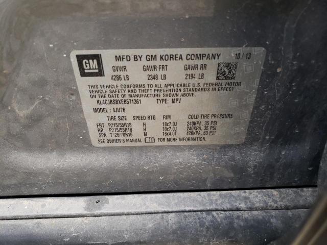 KL4CJBSBXEB571361 - 2014 BUICK ENCORE CONVENIENCE 灰色 照片 12