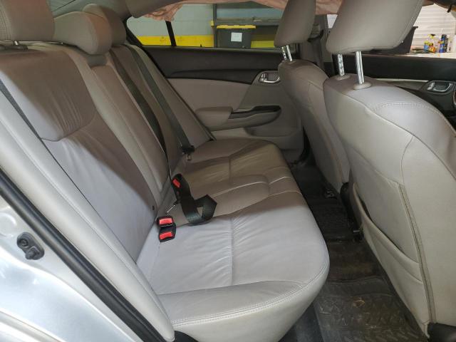 2HGFB2F96FH541209 - 2015 HONDA CIVIC EXL ვერცხლისფერი ფოტო 10
