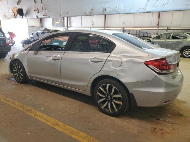 2HGFB2F96FH541209 - 2015 HONDA CIVIC EXL ვერცხლისფერი ფოტო 2